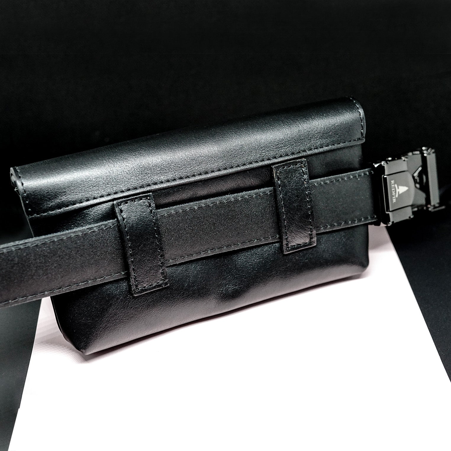 Lederhandtasche für Frauen Noir