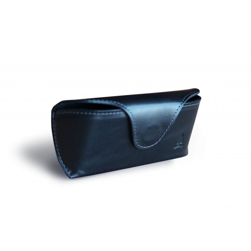 Black leather case for Noir glasses