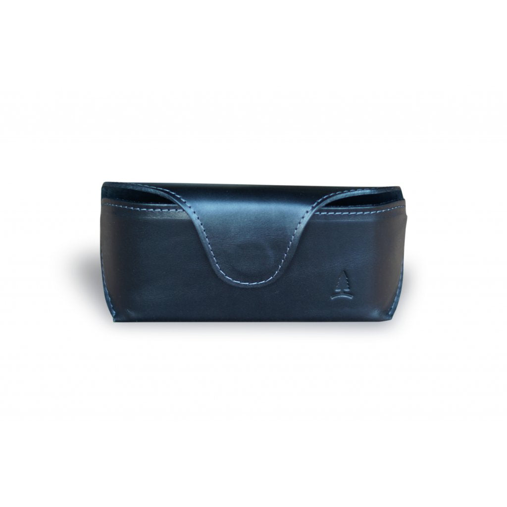 Black leather case for Noir glasses