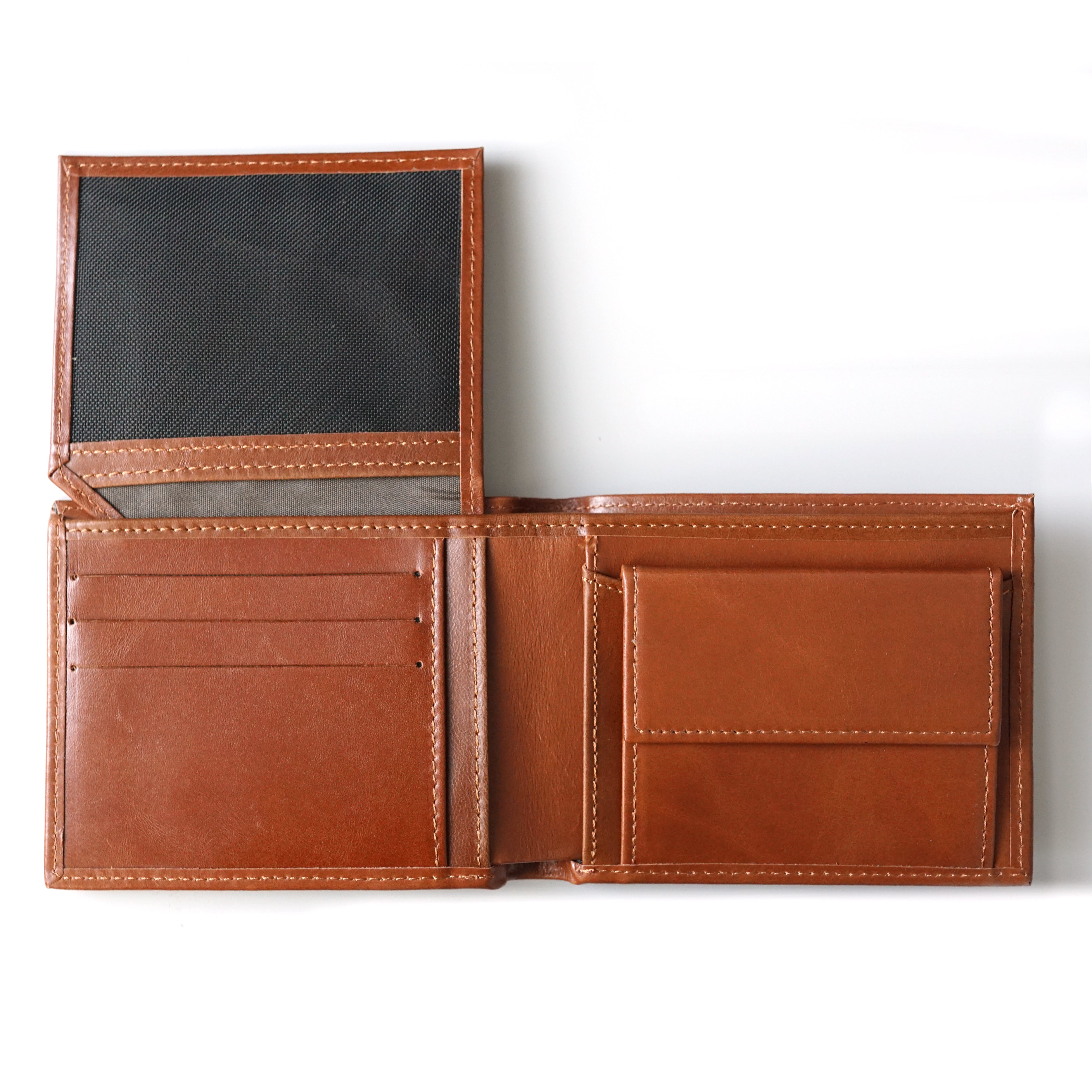 Brandy brown leather wallet